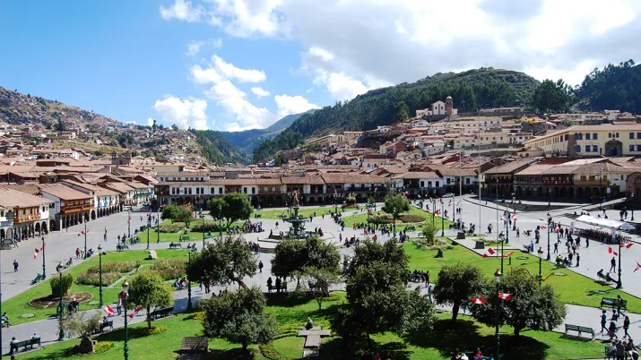 Pérou Cusco ville place 