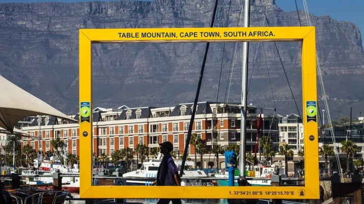 Cape Town, vue du quartier de Waterfront.