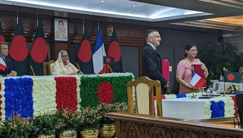 France & Bangladesh Ink €184M Credit Facility Agreement as French President Emmanuel Macron Makes Landmark Visit to Dhaka