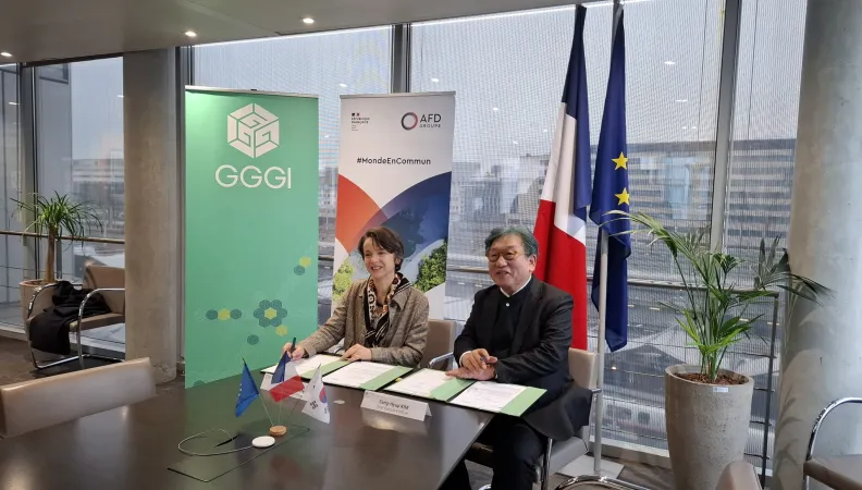 GGGI and AFD sign an MoU to accelerate green growth cooperation
