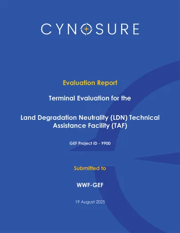 Terminal evaluation for the Land Degradation Neutrality (LDN) Technical Assistance Facility