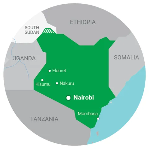 map Kenya